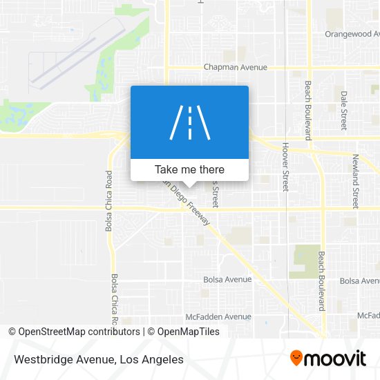 Westbridge Avenue map