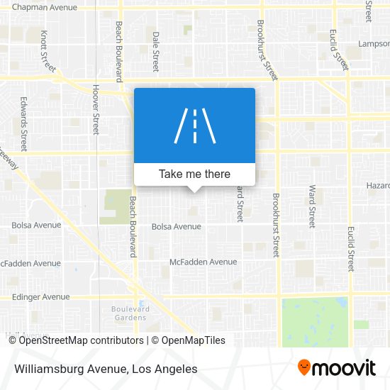 Williamsburg Avenue map