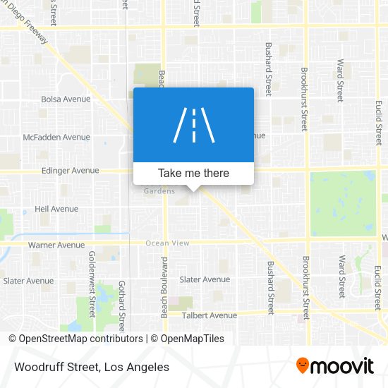 Woodruff Street map