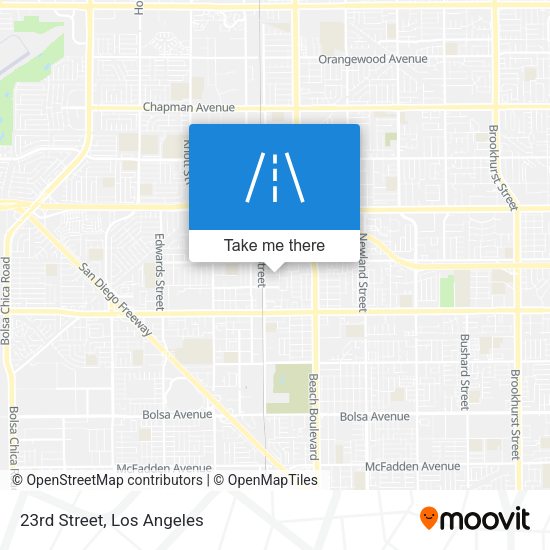 Mapa de 23rd Street