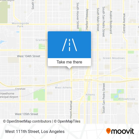 Mapa de West 111th Street