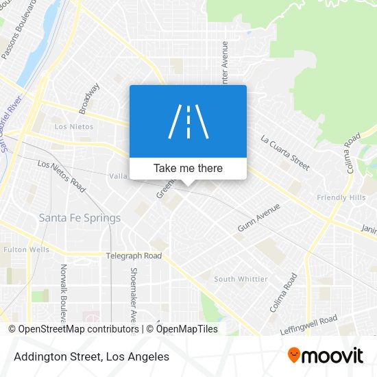 Mapa de Addington Street