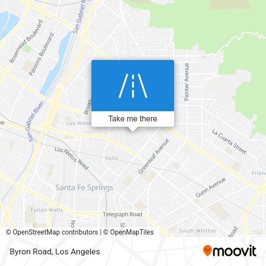 Byron Road map