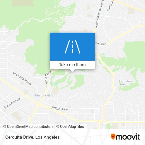 Mapa de Cerquita Drive