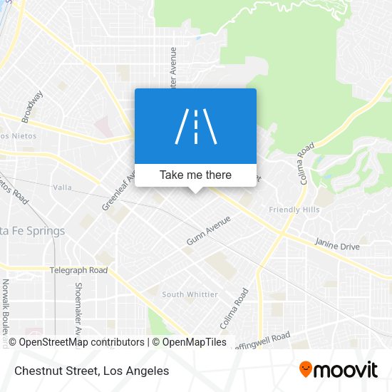 Mapa de Chestnut Street