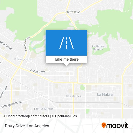 Drury Drive map