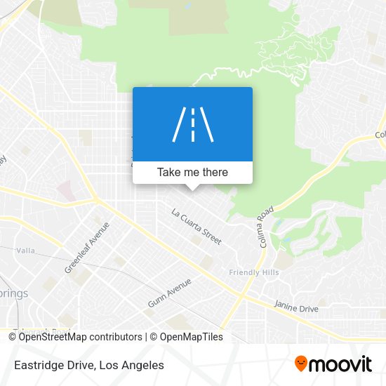 Eastridge Drive map