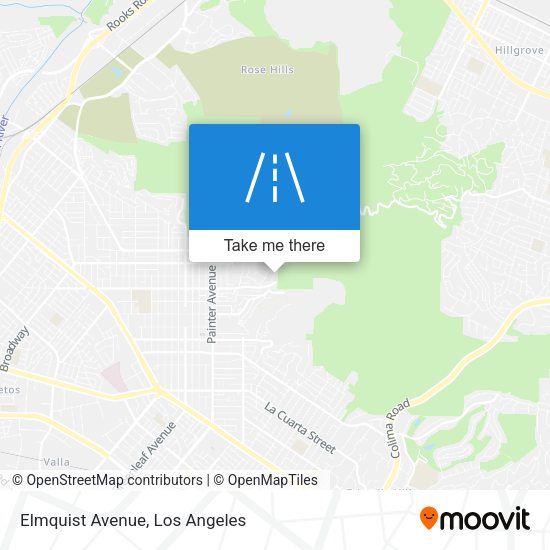 Elmquist Avenue map