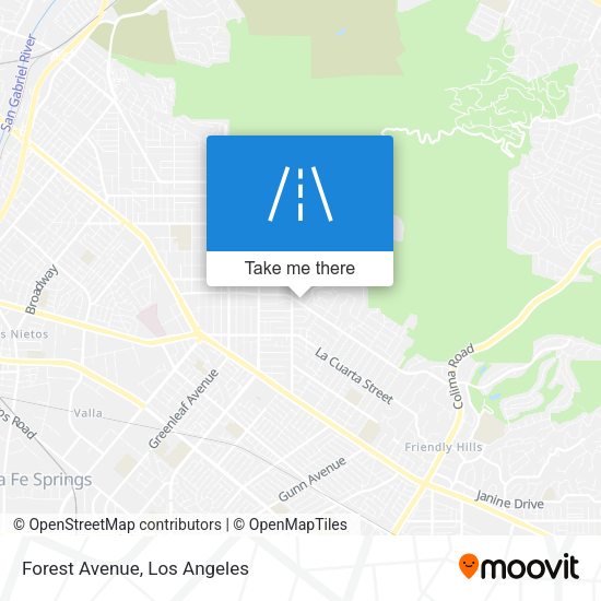 Mapa de Forest Avenue