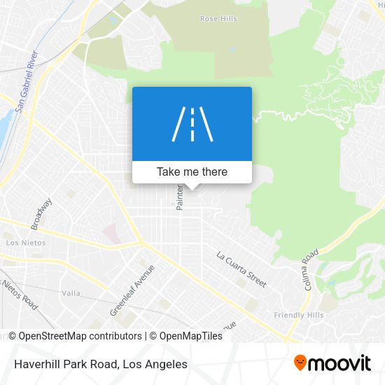 Haverhill Park Road map