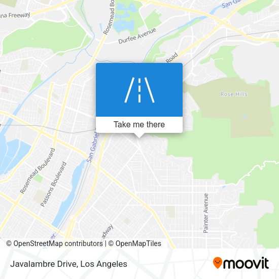 Mapa de Javalambre Drive