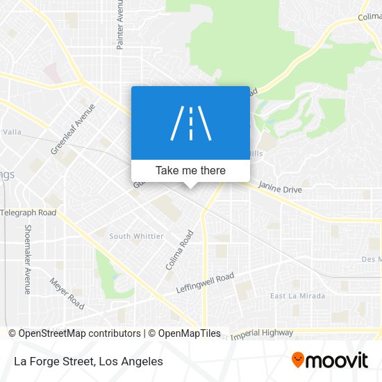 La Forge Street map