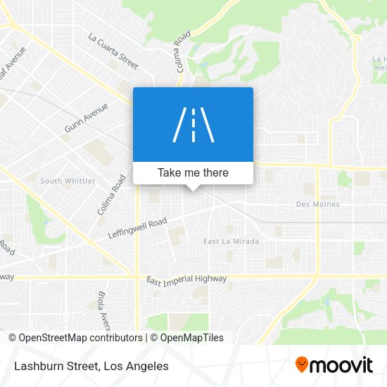 Mapa de Lashburn Street