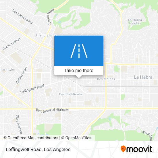 Leffingwell Road map