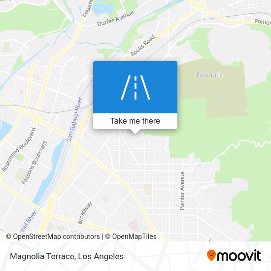 Mapa de Magnolia Terrace