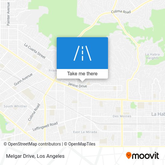 Mapa de Melgar Drive
