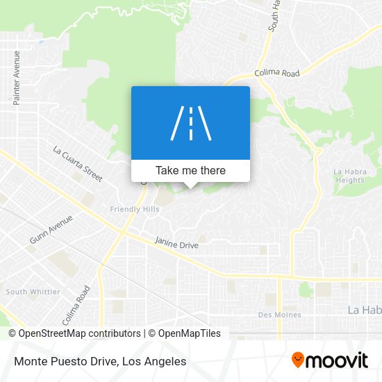 Mapa de Monte Puesto Drive