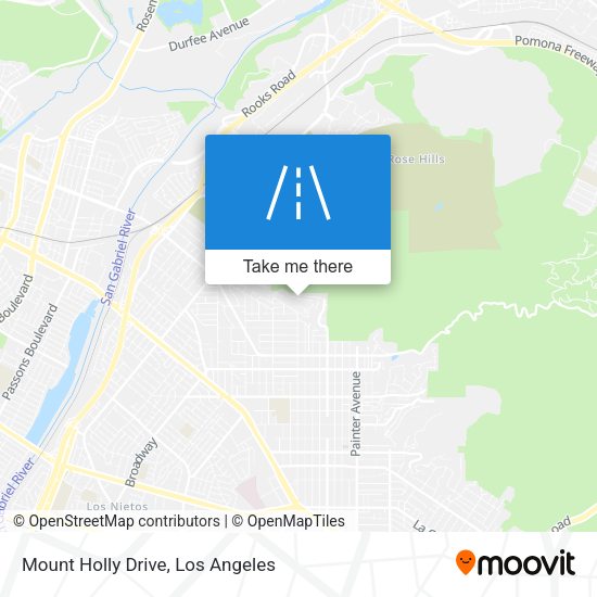 Mount Holly Drive map