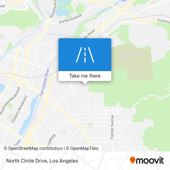 North Circle Drive map