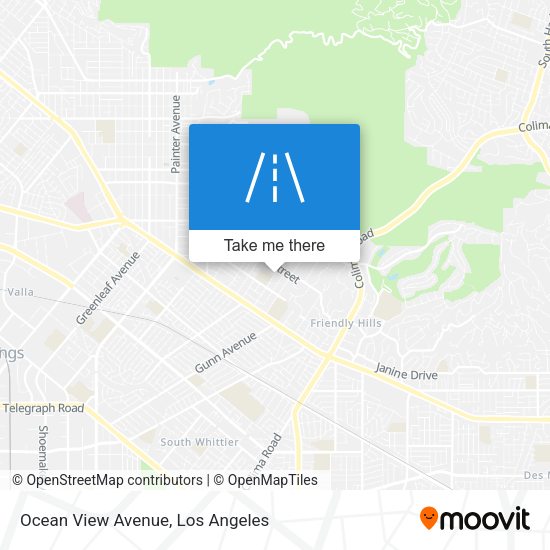Ocean View Avenue map