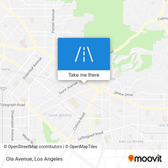 Mapa de Ola Avenue