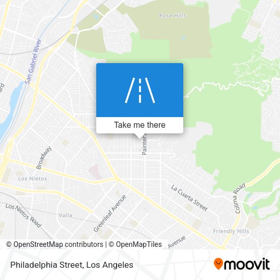 Philadelphia Street map