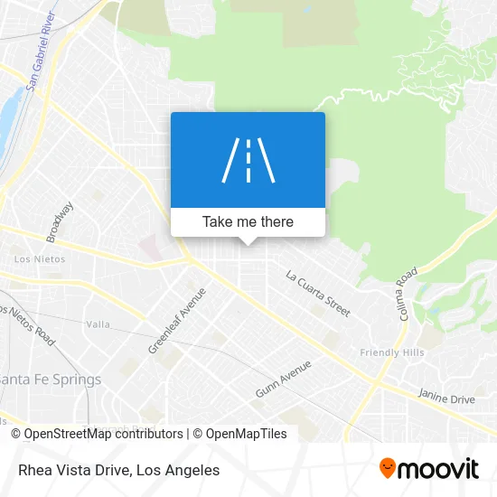 Rhea Vista Drive map