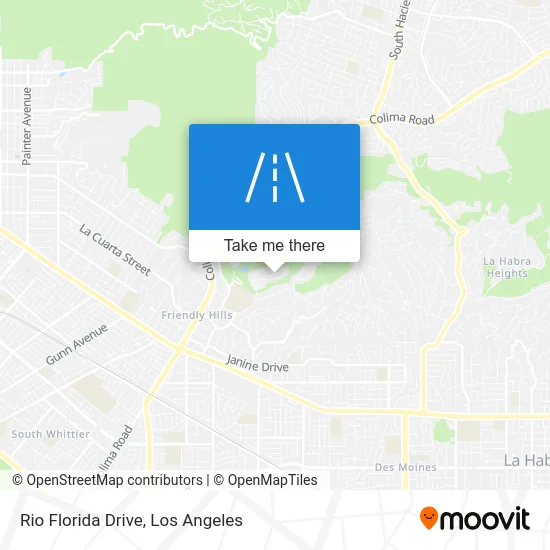 Rio Florida Drive map