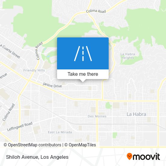 Mapa de Shiloh Avenue