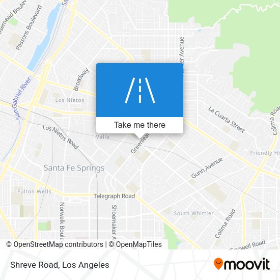 Mapa de Shreve Road
