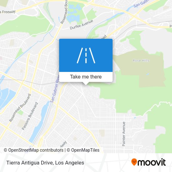 Mapa de Tierra Antigua Drive