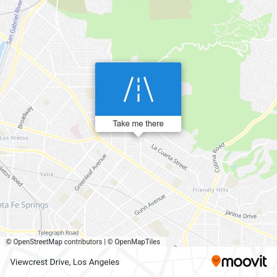 Mapa de Viewcrest Drive