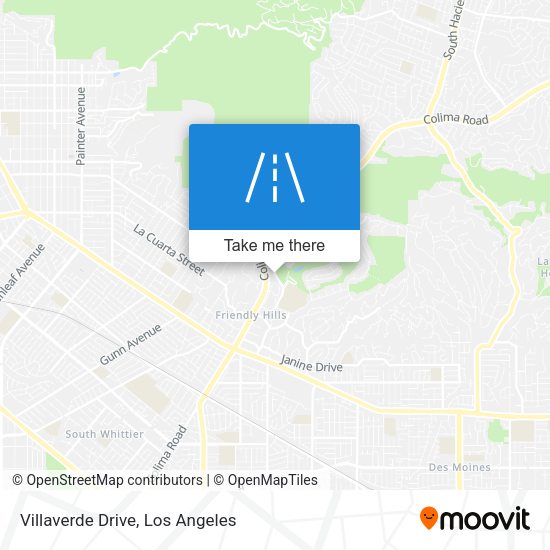 Villaverde Drive map