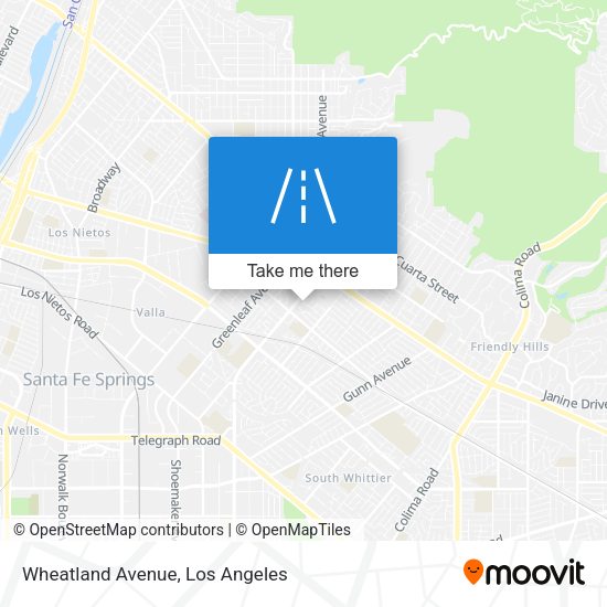 Wheatland Avenue map