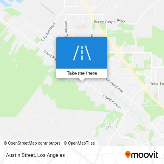 Mapa de Austin Street