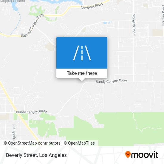 Mapa de Beverly Street