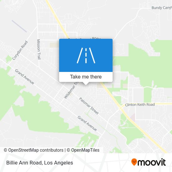 Mapa de Billie Ann Road