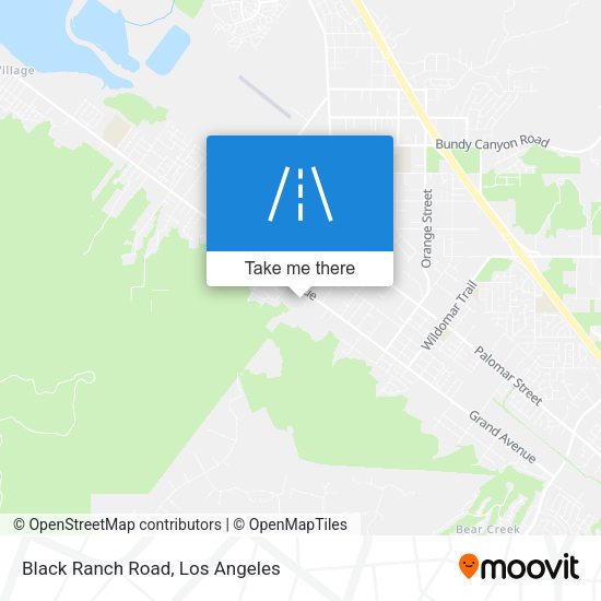 Black Ranch Road map