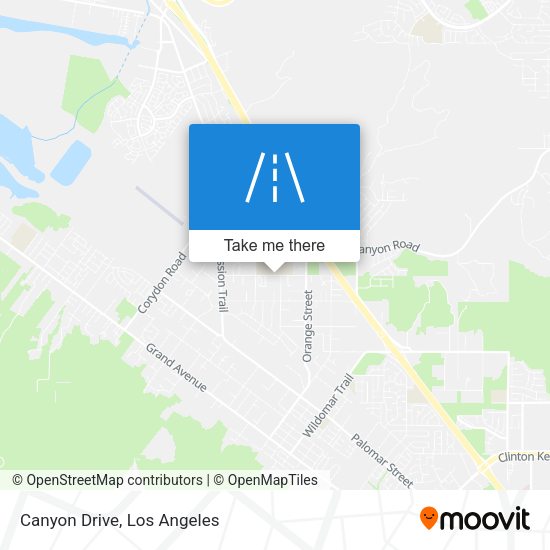 Mapa de Canyon Drive