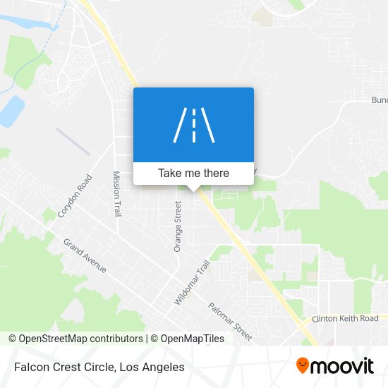 Falcon Crest Circle map