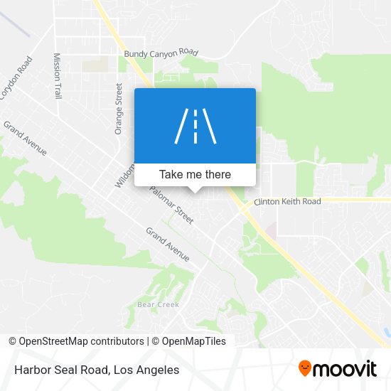 Mapa de Harbor Seal Road