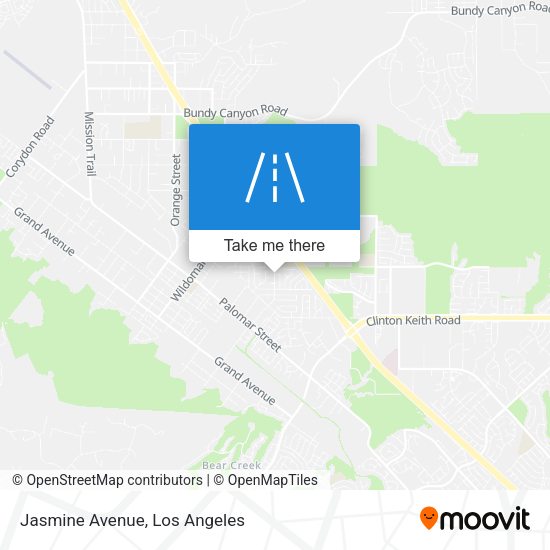 Mapa de Jasmine Avenue