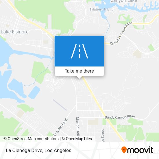 Mapa de La Cienega Drive