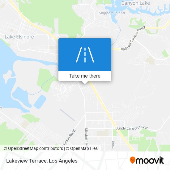 Mapa de Lakeview Terrace