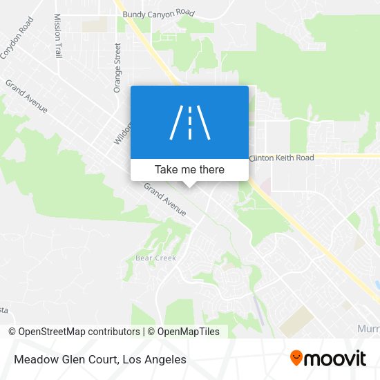 Meadow Glen Court map