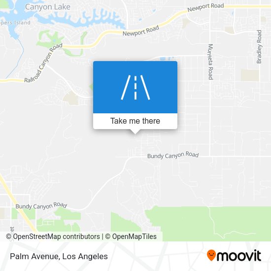 Mapa de Palm Avenue