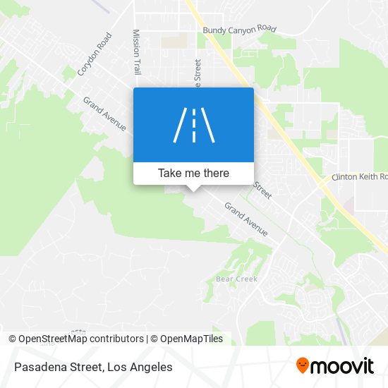 Pasadena Street map