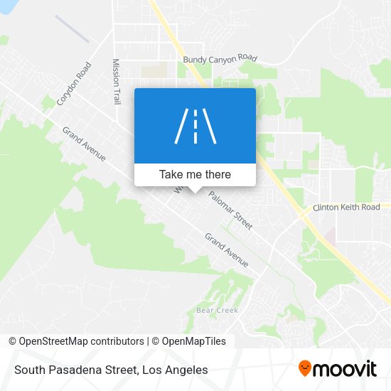Mapa de South Pasadena Street