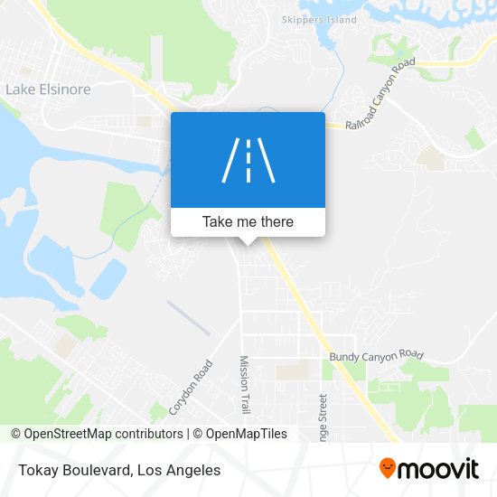 Tokay Boulevard map