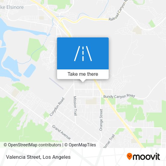 Mapa de Valencia Street